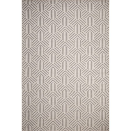 Rectangular carpet Merinos Sigma, size 120x170 cm, color Brown-Cream
