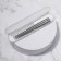 Cosmetological set, 4 items, in a plastic case, 11.5 cm, silver color