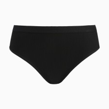 Panties female brazilians, black color, size 50 (xl)