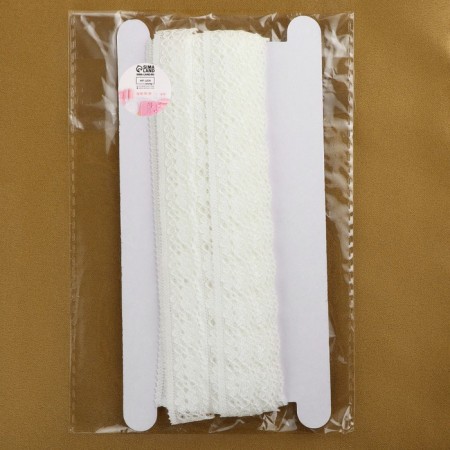 Elastic lace, 17 mm × 10 ± 1 m, ivory color-2