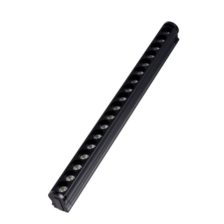 Track lamp, rotary, series "Flat" FTL-006, 18W, 48V, 4000K, 340mm, black