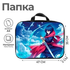 Folder A3 with handles Textile 20 mm 470*350 mm Calligrata Mal 