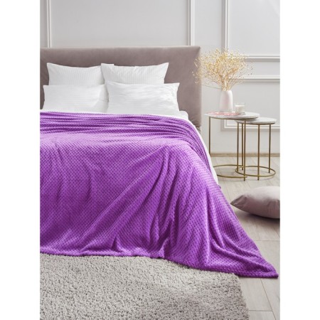 ZIRCON plaid, size 200x220 cm, purple color-4