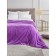 ZIRCON plaid, size 200x220 cm, purple color