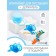 Gift set for a boy: holder and container for a dummy + gift, blue color