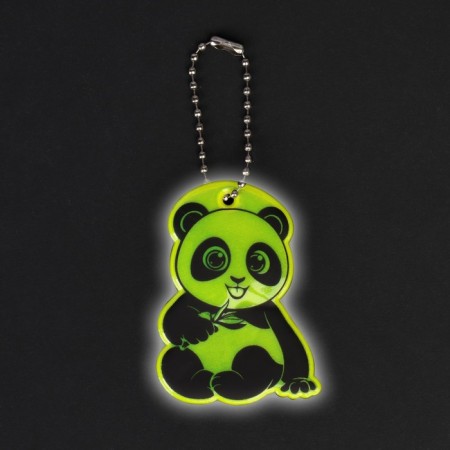 The reflective element "Panda", bilateral, 4.2 × 5.8 cm, color mix-3