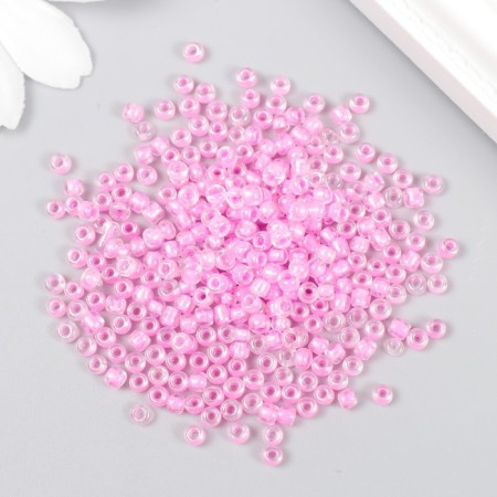 Beads "Zlatka" 08/0, 3 mm, 10 g 0204 Yar -pink-1