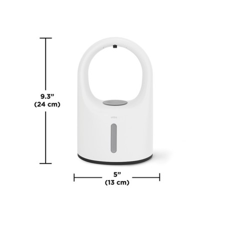 Liquid soap dispenser automatic umbra rain, 414 ml, white color-5