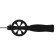 Winter fishing rod, neoprene handle, directing fishing lines, red, HFB-16F