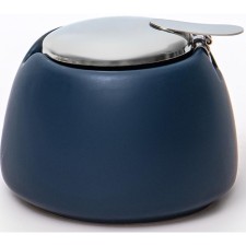 Sugar with Elrington cover “Felicit, matte”, 300 ml, indigo color