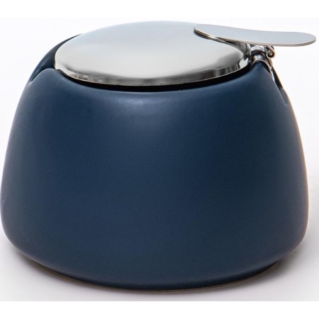 Sugar with Elrington cover “Felicit, matte”, 300 ml, indigo color