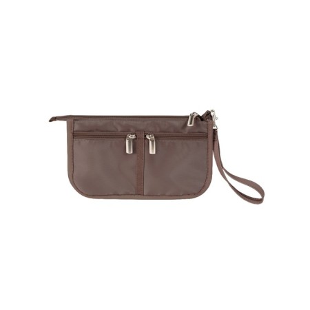 Sofia Mini organizer for the bag, 22x13x4.5 cm, 7 pockets, brown