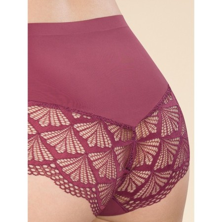 Female cowards, size 48, burgundy color-3