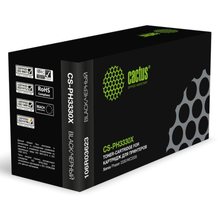 CACTUS CACTUS CACTUS CACTUS 106R03623 Black (15000 steering) for Xerox Phaser 3330/WC33 107416