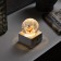 LED figure "A ball with a snowman and a bear" 10 × 14.3 × 10 cm, plastic, USB, glow warm white