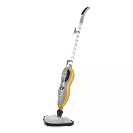 Steam mop KitFort KT-1047, 1500 W, 370 ml, cord 8 m, gray-orange