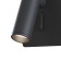 Bra Technical C040WL-L3B3K, LED, 3W, 8.6x7.5x8.6 cm, 170lm, black color black