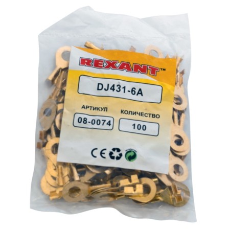 Ring Tips Rexant, Ø6.2 mm, 0.5-0.8 mm² (NK 6-0.5-0.8)-2