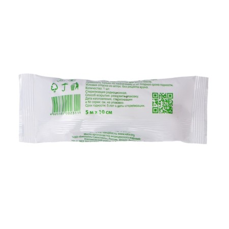 Medical sterile fixture from a non -woven canvas, 10 x 500 cm-1