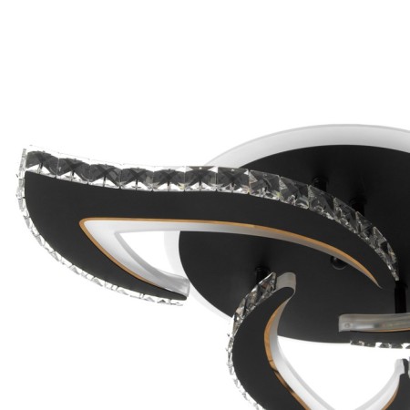 Luer with DPD "BLED" 3XLED 78W 3000-6000K RGB Black 57x57x10cm-13