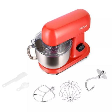 Mixer KitFort KT-3473-1, Planetary, 1500 W, 5 l, 8 speeds, red-4