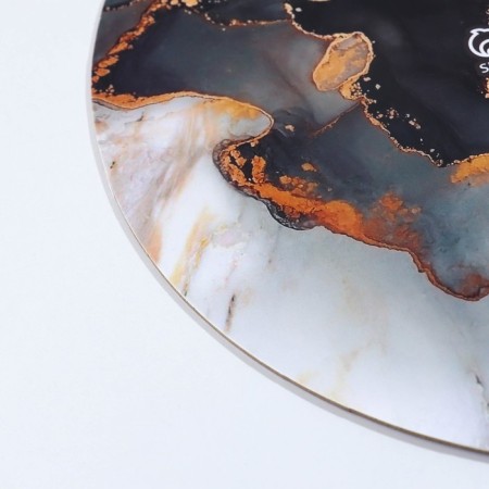 Subway for the cake reinforced, confectionery packaging, "marble", 28 cm, 2.5 mm-3