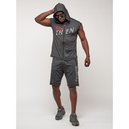 Sports suit men's, size 52-54, dark gray color-1