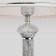 Lorenzo table lamp, 1x40W E27, chrome color, marble