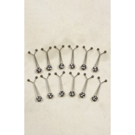 Crying clip "Crystal" ball, color mix (indivisible packing 12 pcs., Price per pcs.)-4