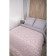 Fleet blanket "Roses", size 150x200 cm, color dusty rose