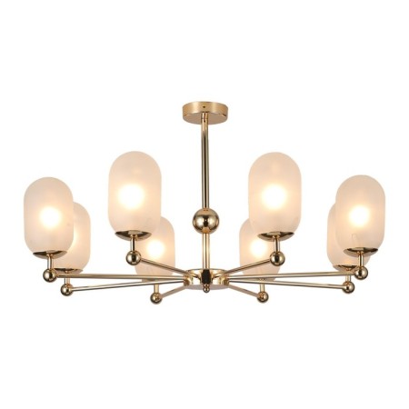 Ceiling light Gerhort G31008/8GD WT, 8x60W, E14, 40x80x80 cm, gold color