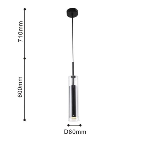 Suspension Aenigma 80 mm, GU10LED 5W-2