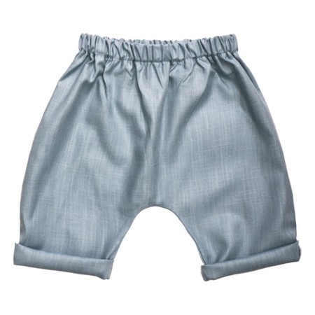 Summer set for the boy "Lenon", height 74, blue color-1