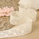 Knitted lace, 50 mm × 10 ± 1 m, beige color