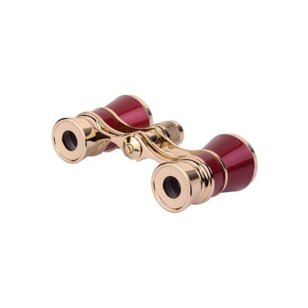 Binoculars Theater Veber Opera BGC, 3 × 25, B24, with focus, red / gold color-1
