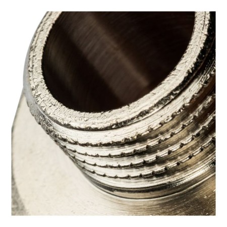Nipple transition stout SFT-0004-000112, 1 "x 1/2", outer thread, nickel-plated brass-3