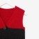 Vest for a boy, red/beige color, height 92 cm