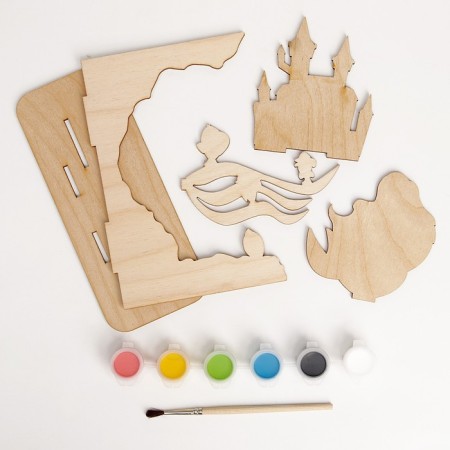 Wood painting "Sea Secrets", souvenir-2