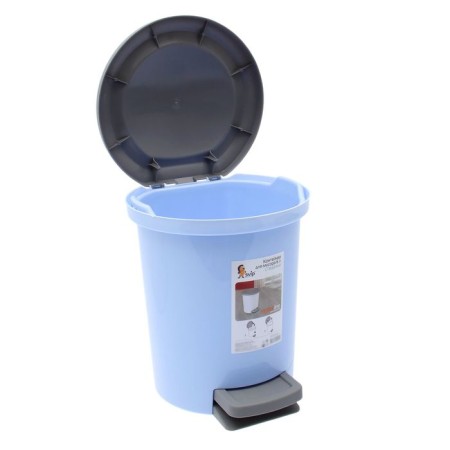 Garbage bucket with pedal, 6 l, color mix-1