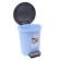 Garbage bucket with pedal, 6 l, color mix