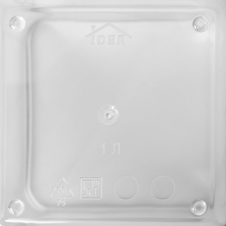 Container for bulk products "Step", 1 l, 10 × 10 × 14 cm, white color-3