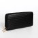 Women's wallet on lightning, black color