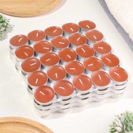 A set of tea candles 100 pcs, cappuccino-3