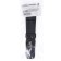 22 mm watch strap, silicone, L-22 cm, black