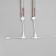 Razum for icicles 1: 3, white thread, 50 cm