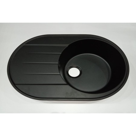 Kitchen Quartz Kvartz Ulgran Quartz Nora 750, 750x500mm, color 07 coal