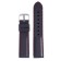 Solomon watch strap 24 mm, silicone, L-20 cm, black,