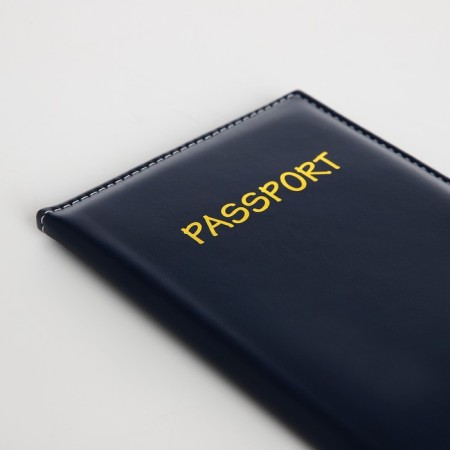 Cover for passport, blue color-3