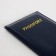 Cover for passport, blue color