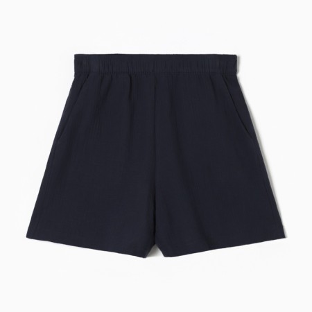 Women's shorts MIST MUSLIN Size l, col. grey-3